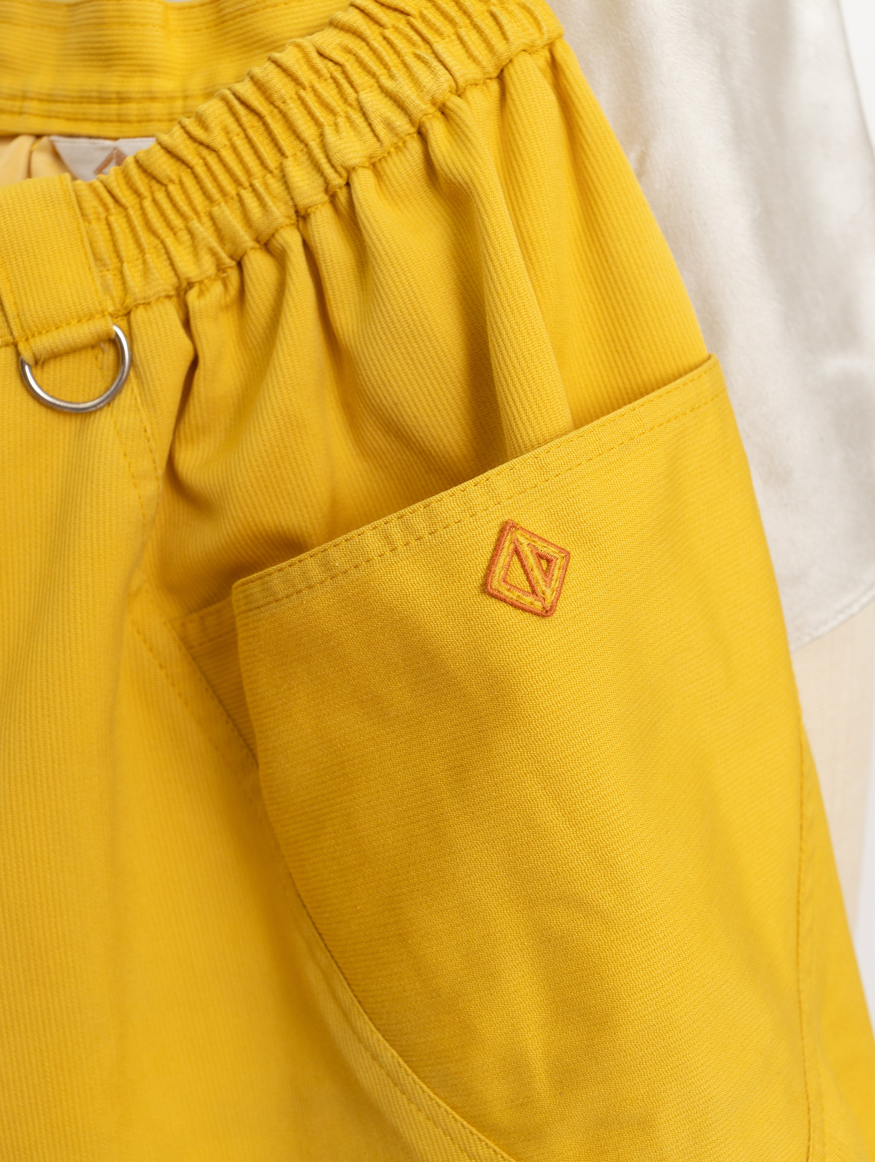1980s Christian Dior yellow sports skirt 4