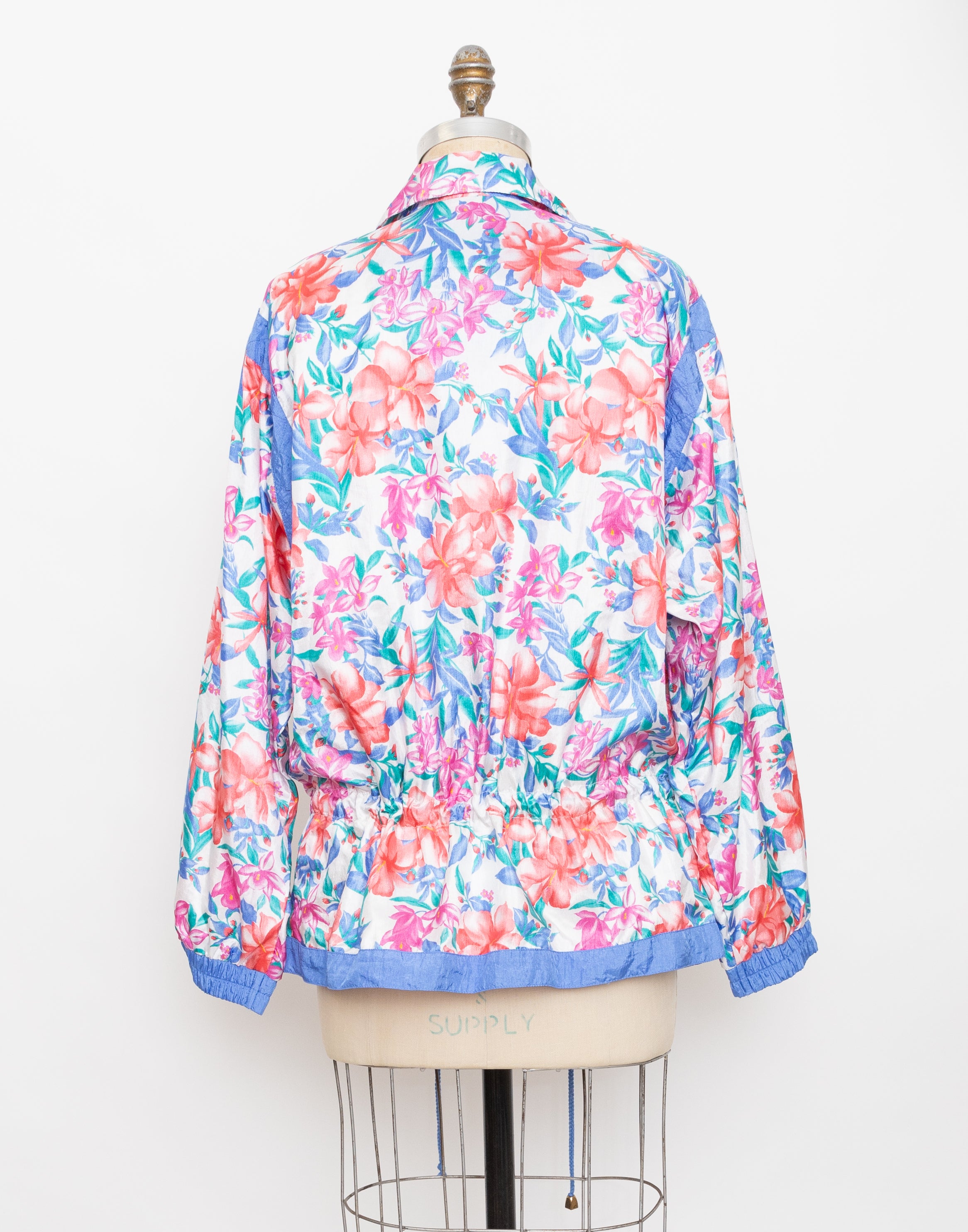 1990s tropical flower lightweight windbreaker 5