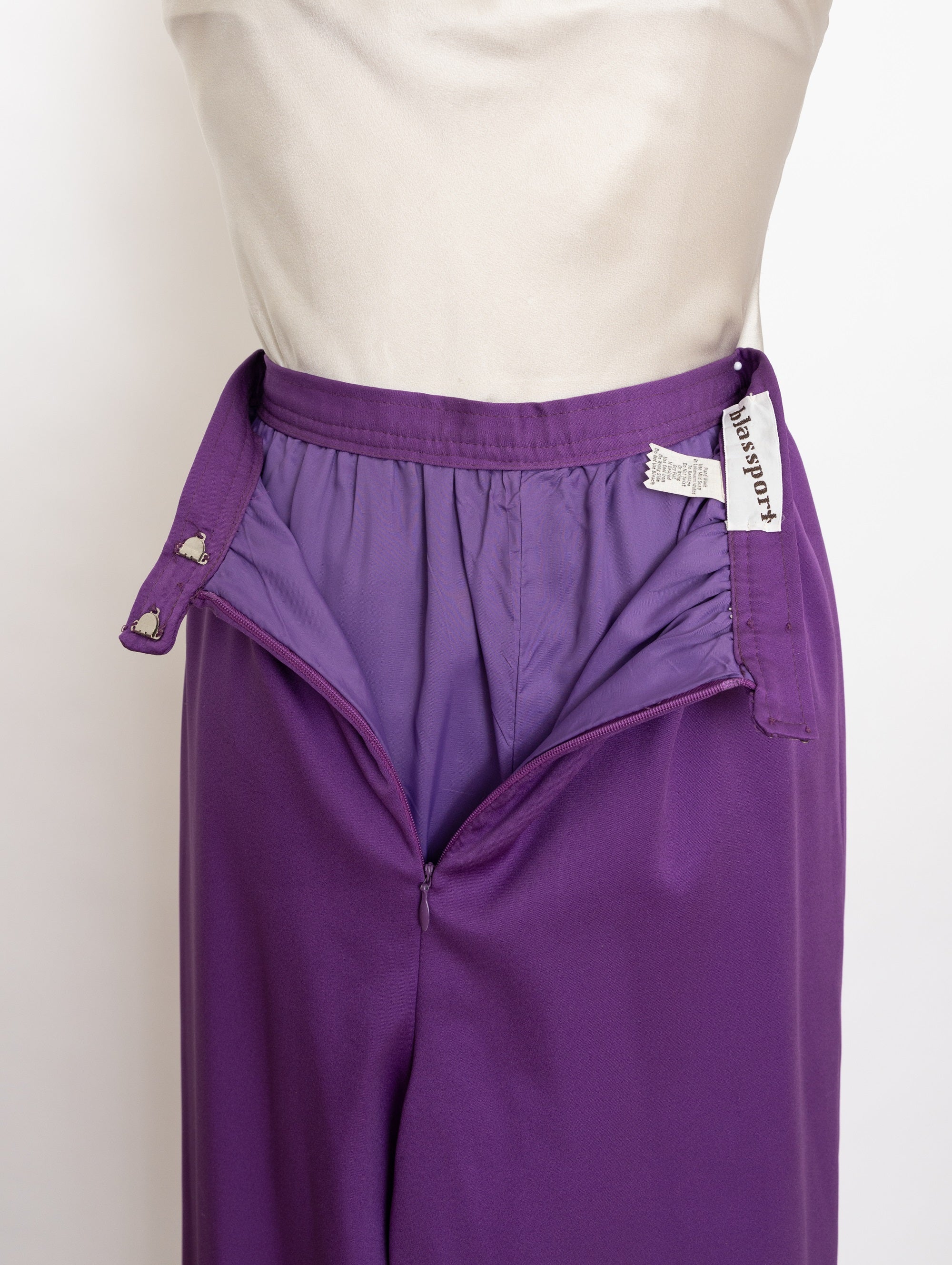 80s blassport purple trousers