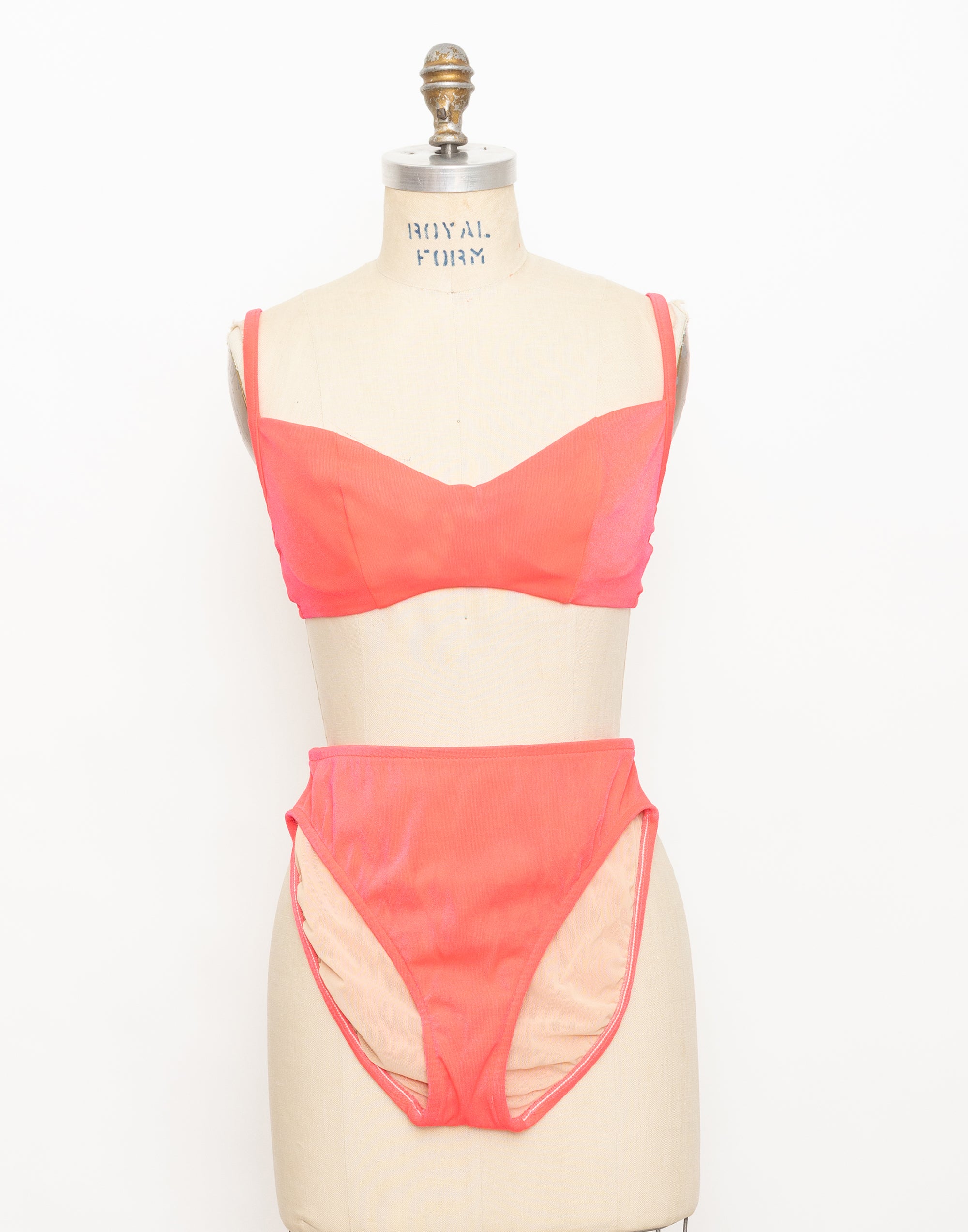 90s Illusions by Cole neon pink bikini 1