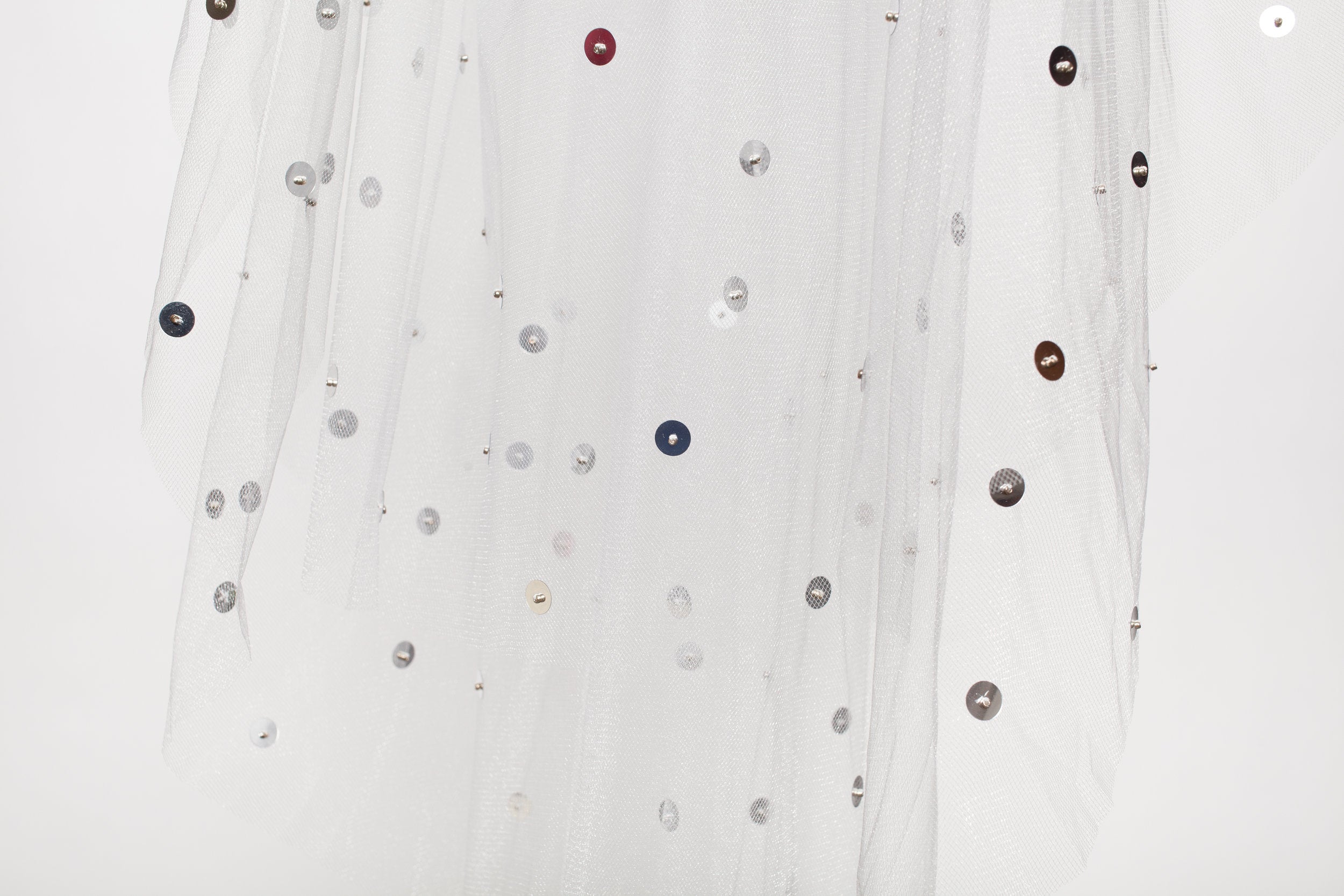 silver sequin wedding veil by miss tashina 3