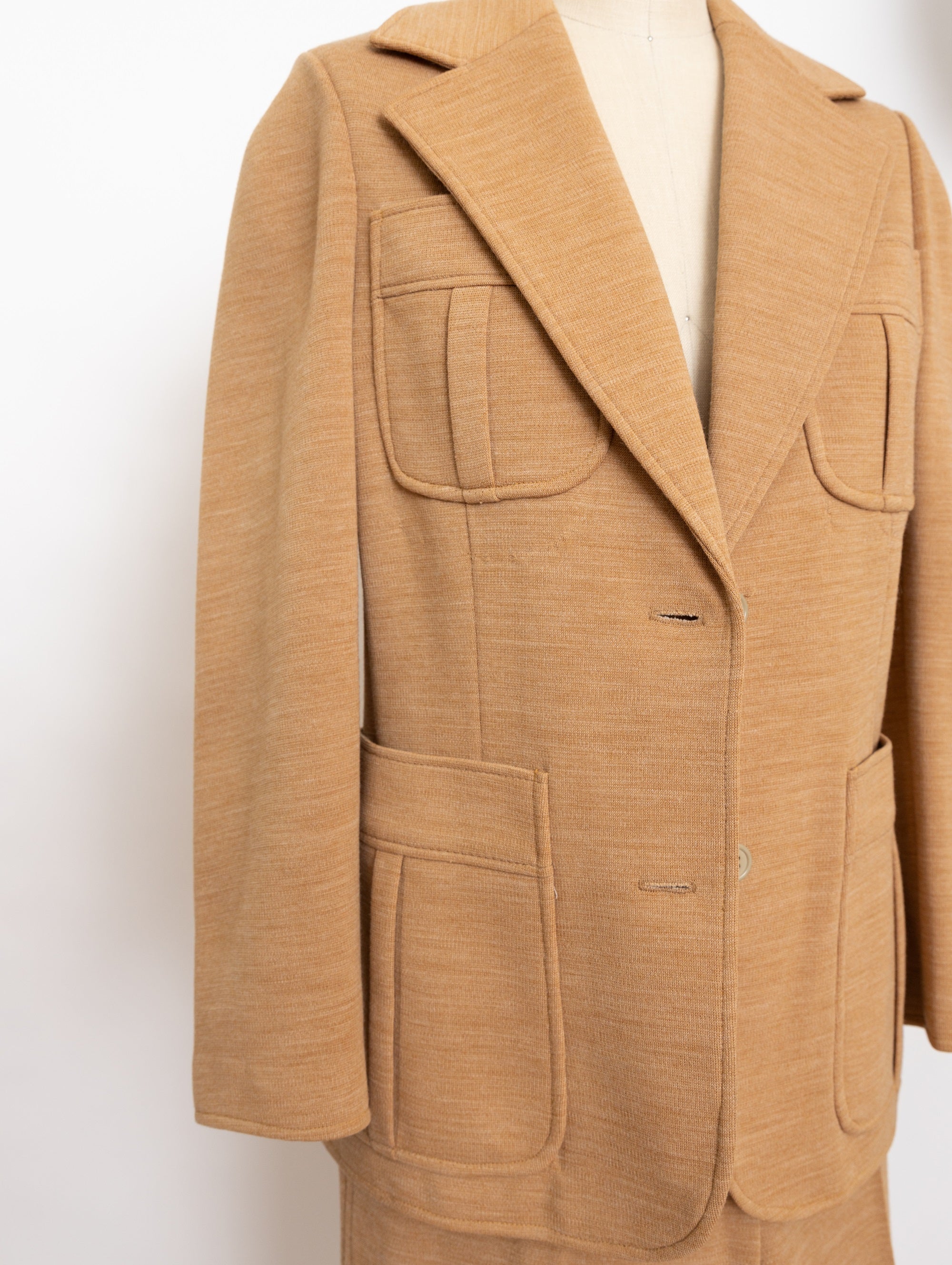 70s/80s beige suit set