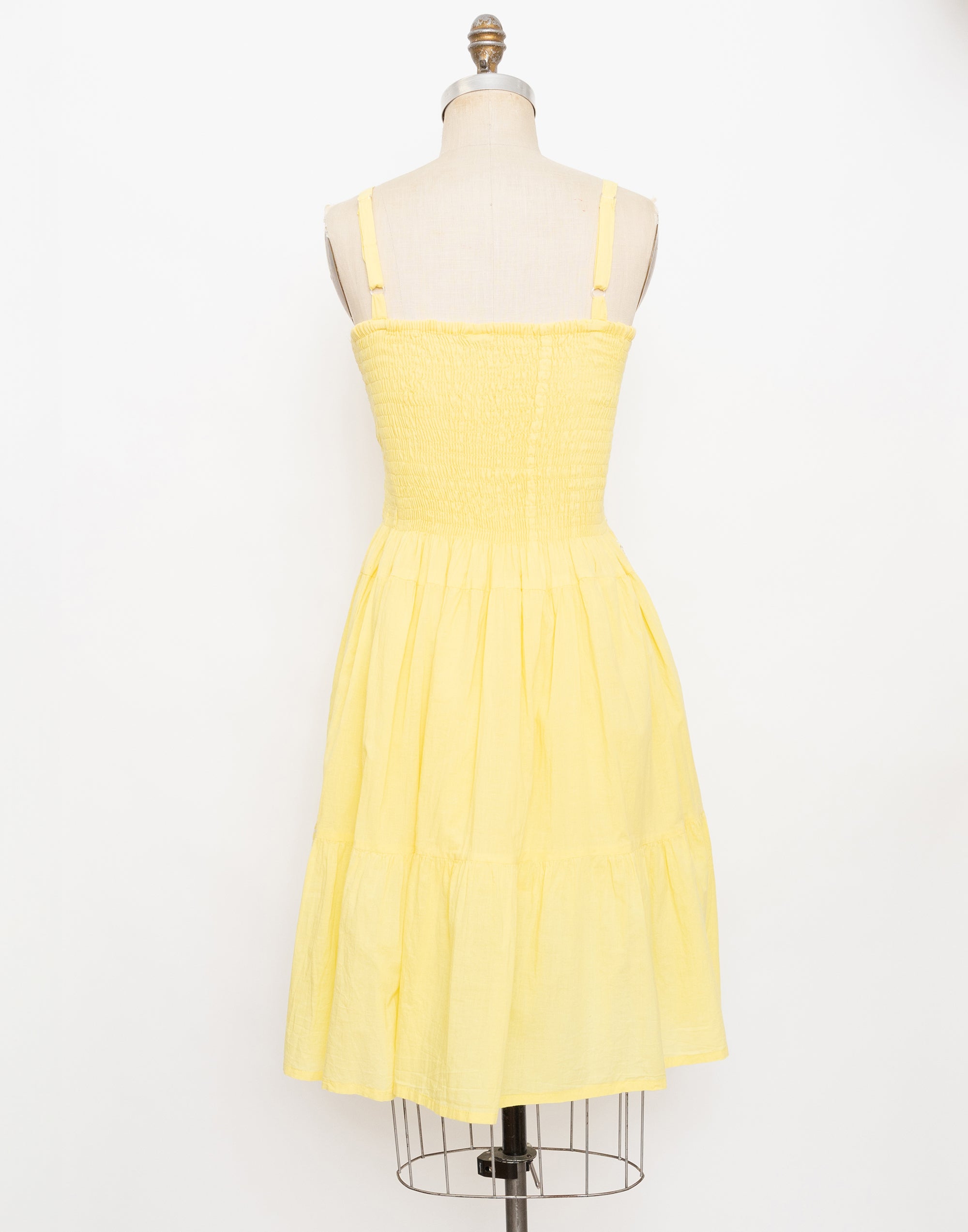 90s yellow and silver sequin dress