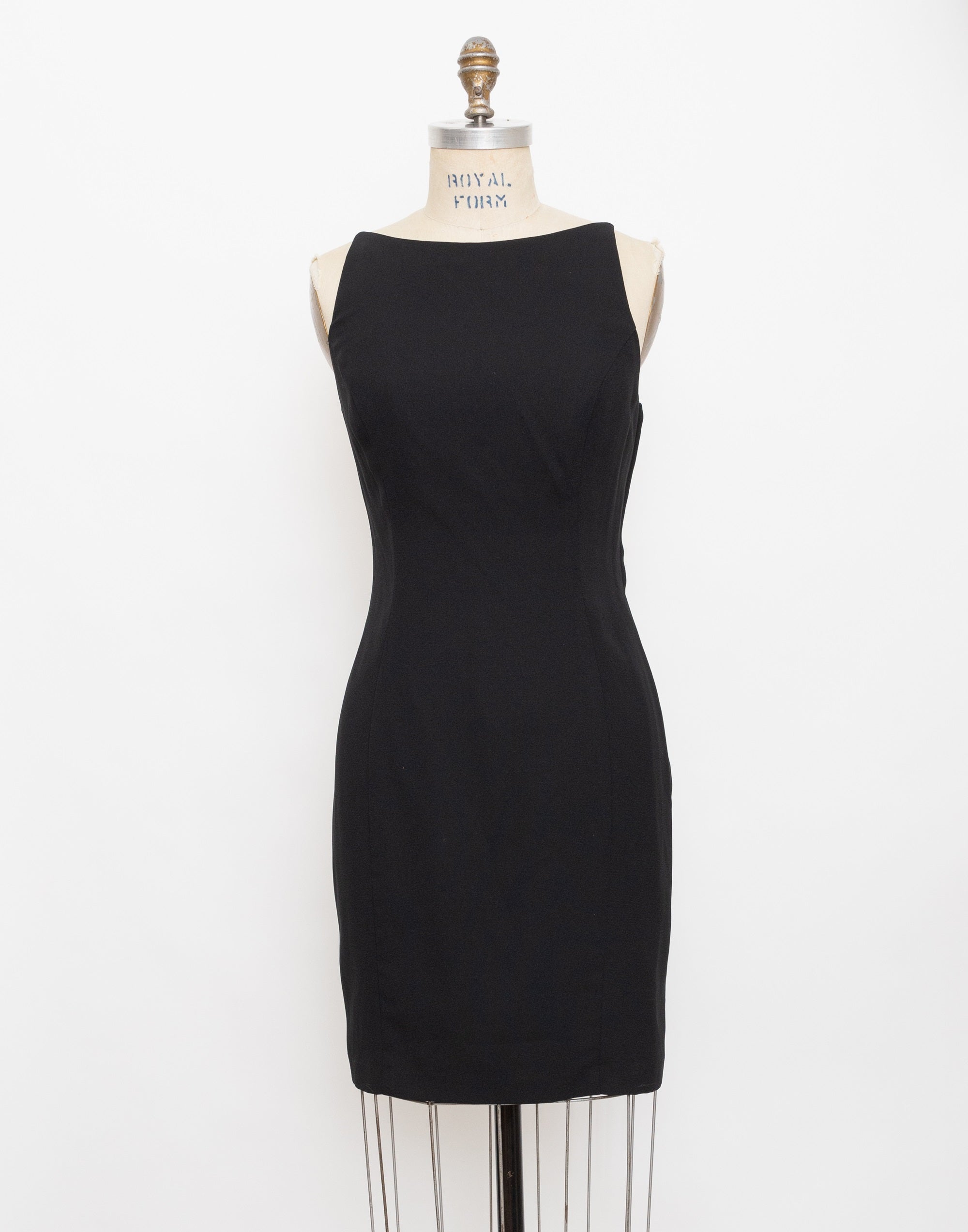 90s kathryn conover black and gold star dress